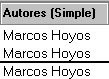 Función de nombre de autores para columnas