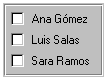 Casillas de verificación
